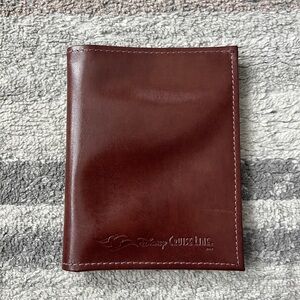Brown Disney Cruise Line passport holder/wallet